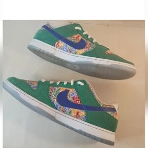 Nike Dunk Low Stadium Green Old Royal White DZ5184-300 VGC Men's 13